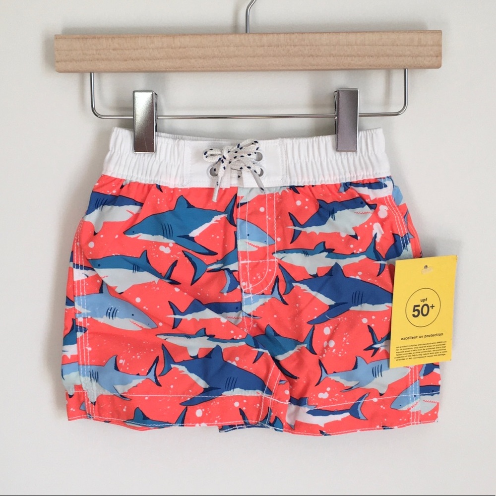 NWT Baby Gap Shark Swim Trunks 12-18 mos